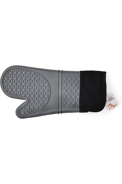 ORCHID ILB Silicone Non-Slip Oven Mitts, Heat-Resistant, Waterproof Kitchen Gloves for Cooking