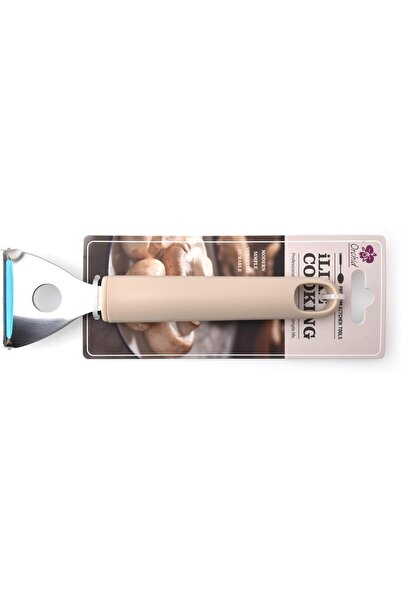 ORCHID مقشرة ILC المصنوعة من الفولاذ المقاوم للصدأ على شكل حرف Y، مقشرة خضروات فاخرة، مقشرة فواكه بشفرة حادة