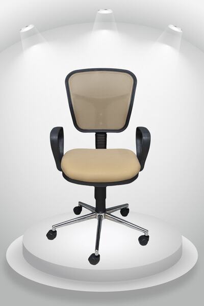 obc ofis büro concept Depar Krom - Fileli Ofis Büro Öğrenci Çalışma Koltuğu -...