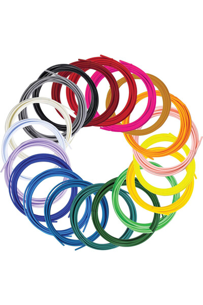 3Doodler FLOW Refill 20 Renk Yedek Filament Set - 1.75mm, PLA