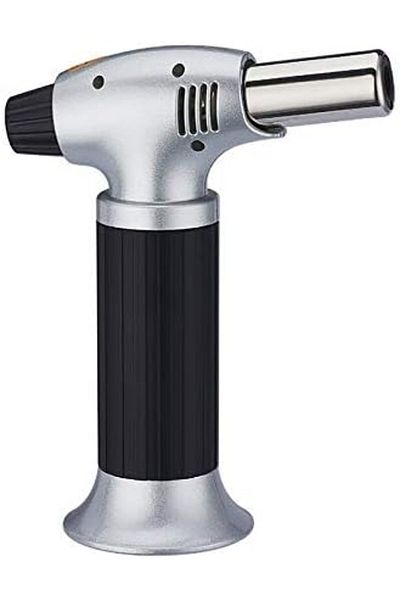 AWH Blow Torch Lighter, Adjustable Flame, Safety Lock, Refillable Butane Torch for Cooking & BBQ