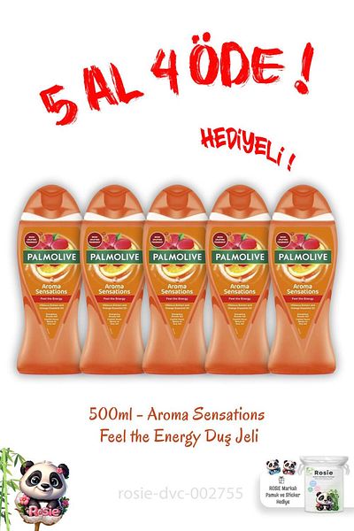 Palmolive Aroma Sensations Feel the Energy Shower Gel 500 ml Buy 5 Pay 4