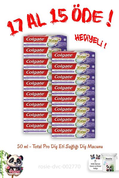 Colgate Buy 17 Pay 15 Total Pro Gingival Health Toothpaste 50 ml