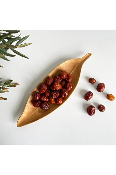 egedeneve Olive Leaf Form Wooden Plate Small (28 X 8) - Hera Collection - Oli...