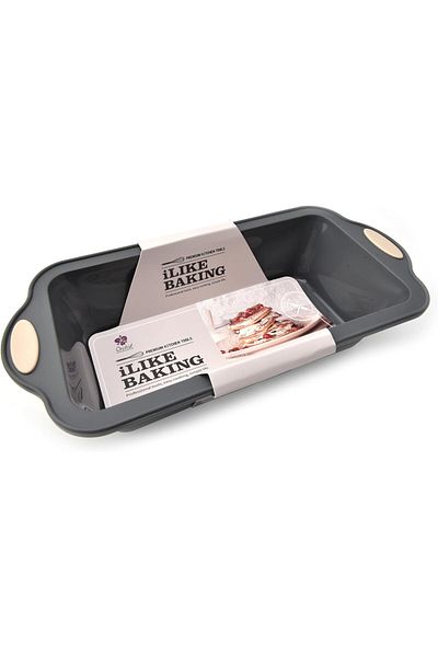 ORCHID ILB Silicone Loaf Pan, Non-Stick Bread and Cake Mold, Flexible, Heat-Resistant Bakeware