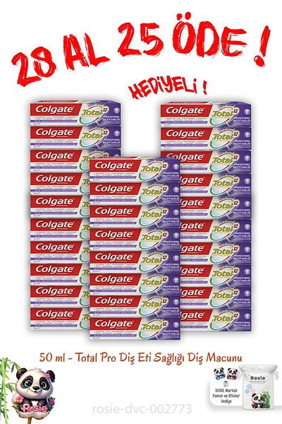 Colgate Buy 28 Pay 25 Total Pro Gingival Health Toothpaste 50 ml