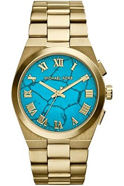 Michael Kors Womens Quartz Watch, Analog Display and Stainless Steel Strap