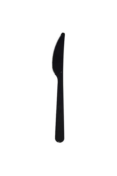 BKR Knife Plastic Luxury Black 100 Pieces