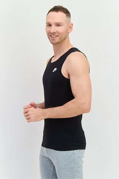 Nike Men Sportswear Fit Sleeveless Running Vest, Black