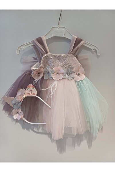PD KIDS 2134 BEBEK ABİYE ELBİSE 6/36 AY
