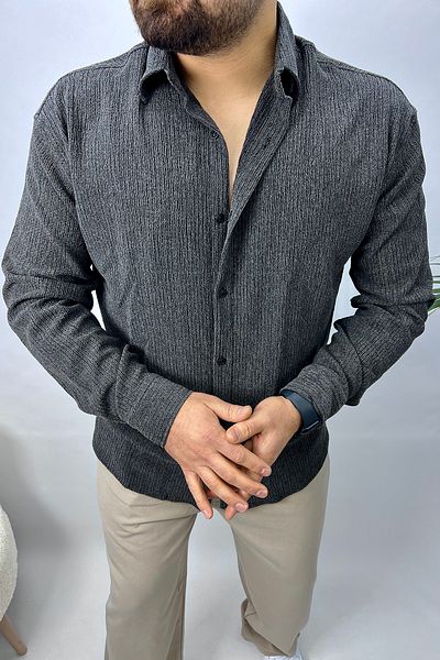 bafatex Ανδρικό πουκάμισο Lycra Oversize