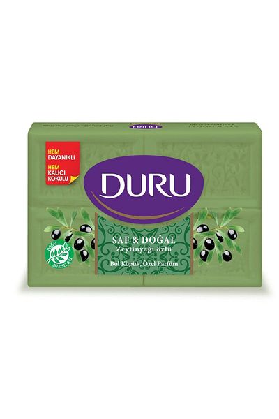 Duru Pure and Natural Source White Soap with Olive Oil Extract 4 X 150 g = 600 g