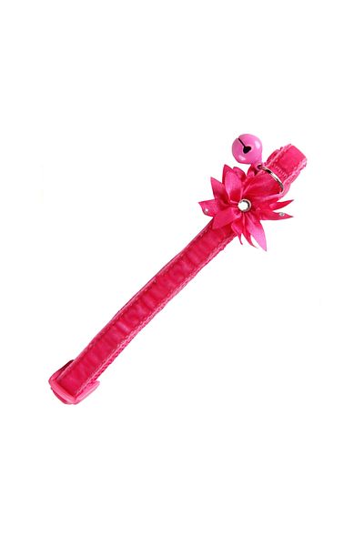Pawise Flower Design Cat Collar, Pink Pack Of 8