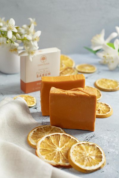 Gaia Oliva Handmade Natural Soap with Orange and Olive Oil