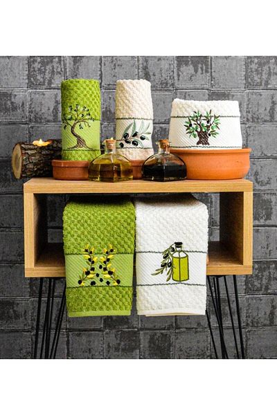 SHAL HOME Shal Set of 6 40x60cm Jagar Kitchen Towels