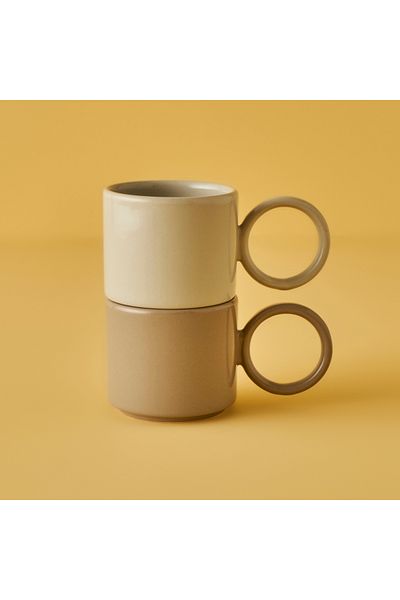 Bella Maison Set of 2 Arcana Espresso Grey (270 Cc)