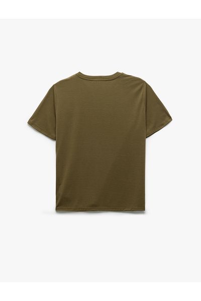 Koton Printed Short Sleeve Crew Neck Women's T-Shirt