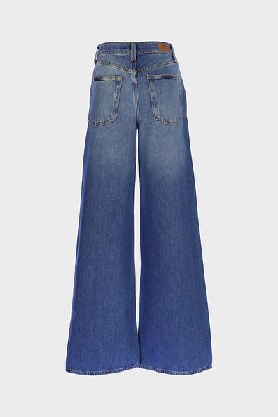 CROSS JEANS Weslie Light Blue High Waist Zip-Up Jeans with Stone Detail C 4530-223
