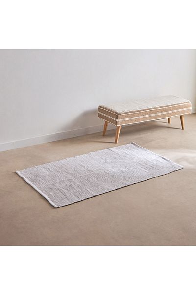 Home Box بطانية قطنية يدوية الصنع من ماديسون مقاس 80×150 سم