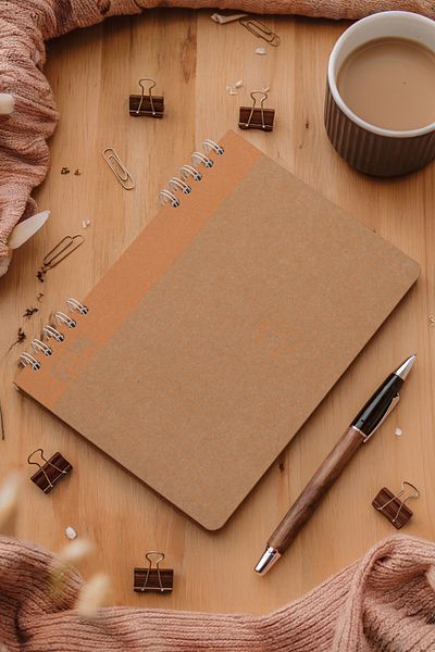 Prestij Caiet cu dungi Heart Kraft 17x24
