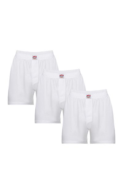 Şahin Şahin Men's Combed Cotton Boxers - Pack of 3