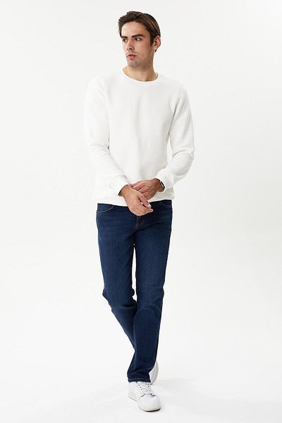 Twister Jeans Men's Dark Blue Twister Jeans - Super Oversized Comfortable Waist and Leg, Vegas 132-15 Sb Dark Blue