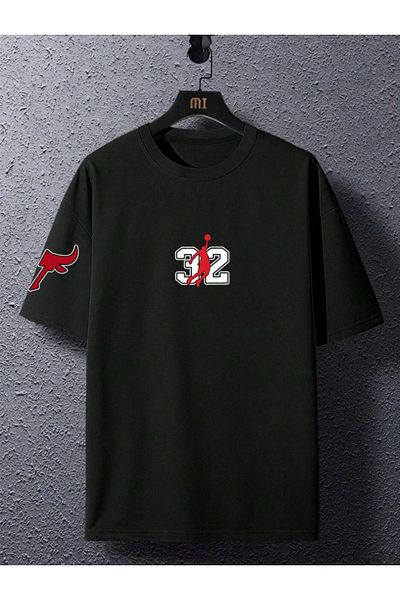 Revasser Unisex Ανδρικά/Γυναικεία 32 BASKET Μπλουζάκι μπλουζάκι από βαμβακερό μπλουζάκι με στάμπα