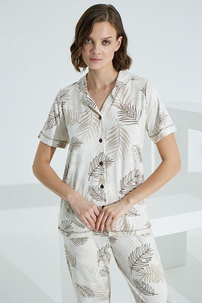 Etoile Bamboo Short Sleeve Summer Women's Pajamas Set 73376