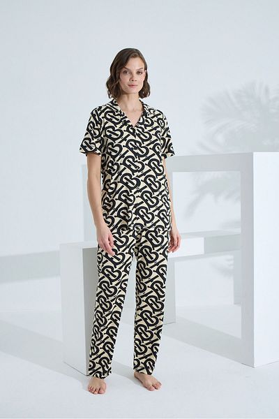 Etoile Bamboo Short Sleeve Summer Women's Pajamas Set 73374