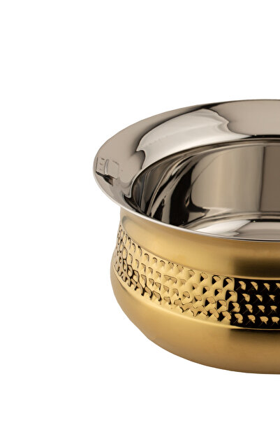 ALSAIF Lamar Hotpot Stainless Steel, Size :2.5l, Gold