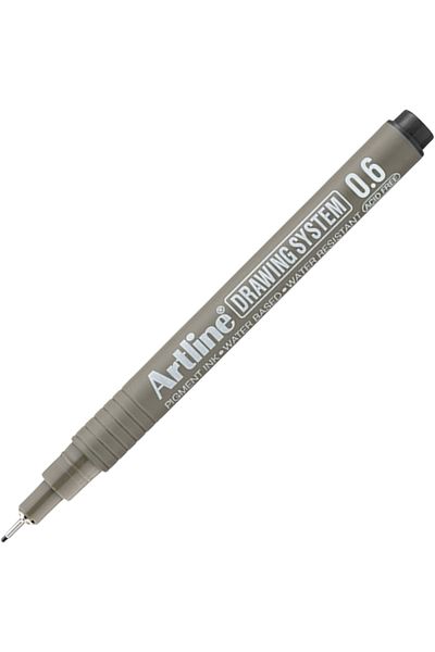 artline Black Technical Drawing Pen - 0.6 Mm, Drawing System 236, for Precision Drawing