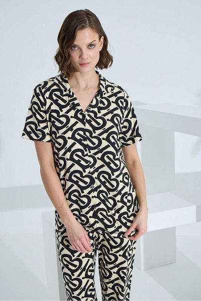 Etoile Bamboo Short Sleeve Summer Women's Pajamas Set 73374