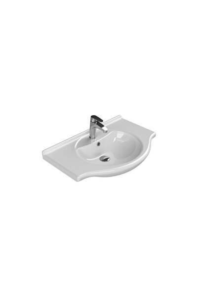 Turkuaz Nil Etajerli Lavabo 75x50 Cm