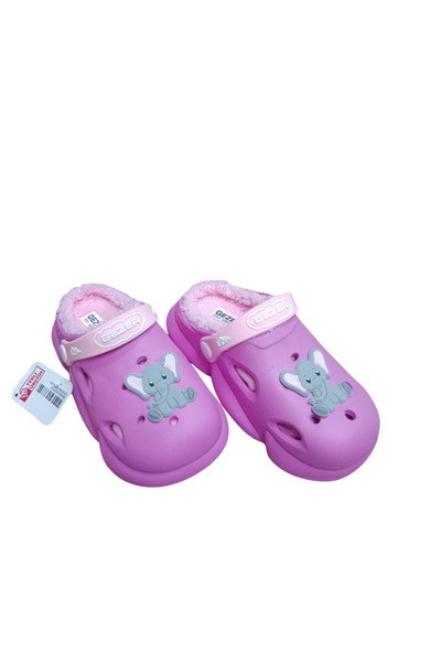 GEZER Papuci pentru fete cu talpă anti-alunecare Pink Kurk