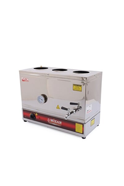 Mizan 60 Lık Elektrikli 40 Litre 3 Demlikli Çay Kazanı Çay Ocağı