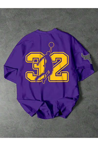 Revasser Unisex Ανδρικά/Γυναικεία 32 BASKET Μπλουζάκι μπλουζάκι από βαμβακερό μπλουζάκι με στάμπα