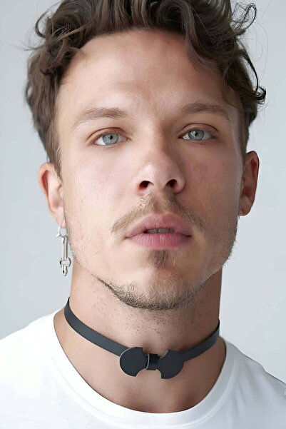 Angels Passion طوق رقبة جلدي للرجال