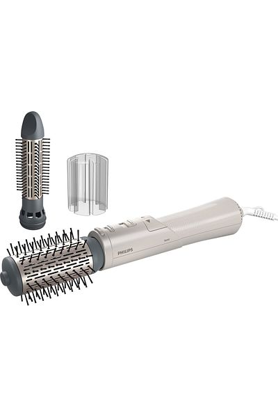 Philips Perie rotativa cu aer cald Philips Seria 7000 BHA710/00, 1000W, ingrijire cu ioni, 2 accesorii, Crem