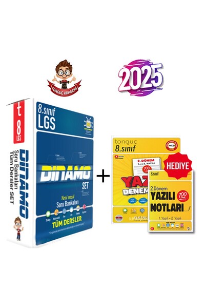 Tonguç Yayınları Tonguç Akademi 8. Sınıf Dinamo Tüm Dersler Soru Bankası Set ...