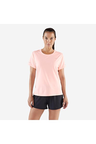 Decathlon Kiprun Kadın Koşu Tişörtü - Pembe - Kiprun Run 500 Dry