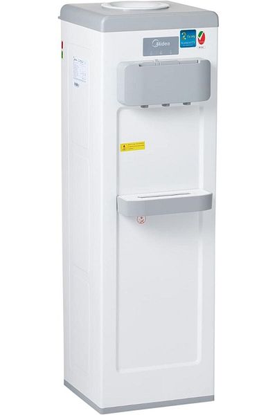 Krome Midea Top Loading Water Dispenser |3-Taps Equipped | Floor Standing | Child Safety Lock  | White