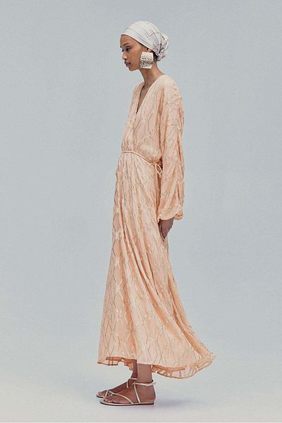 H&M Jacquard-weave kaftan dress