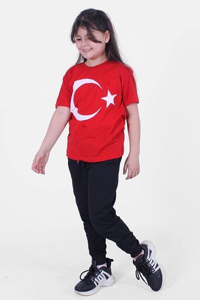 FYK KİDS Atatürk Signature-Flag Printed Set