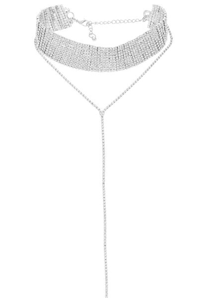 Pelin Aksesuar Taşlı Choker Kolye