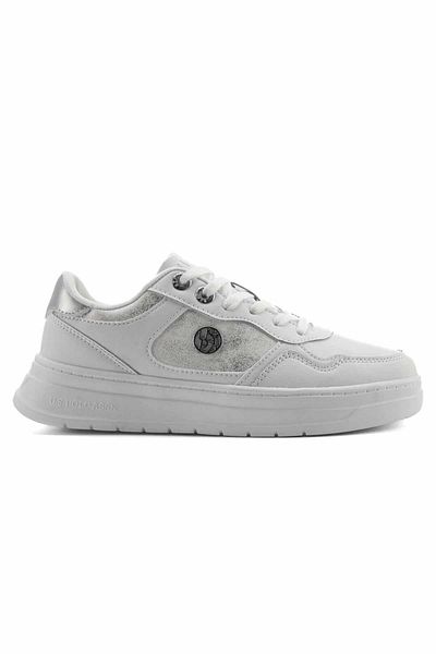 U.S. Polo Assn. U.S. Polo Assn. Pantofi sport albi casual de damă pantofi sport