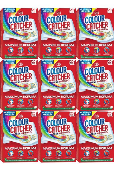 K2R Color Catcher Color Protective Wipes 180 Liters Economic Pk (9Pk*20)