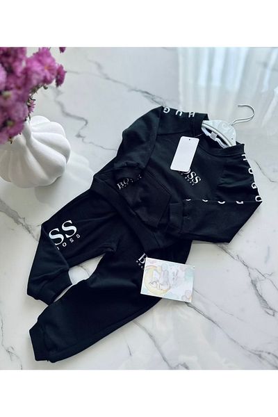 SULİFESTORE Children's Printed Suit Set