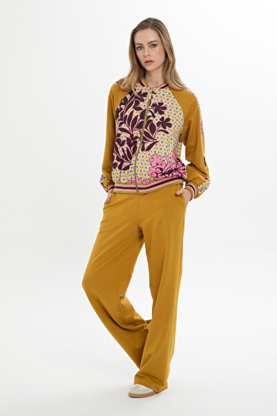 kı.we Desenli Sarı Eşofman Takımı