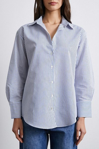 Never more White Sailor Patterned Shirt