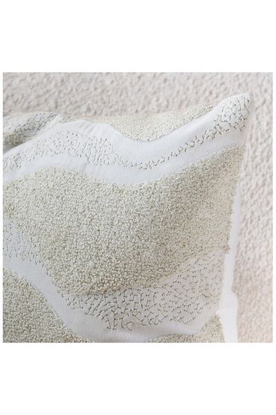 Home Box Petra Modern Beaded Filled Cushion 45x45 cm